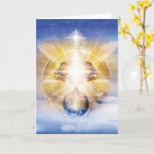 Boom van Lichte Vleugels Kaart (Gele Bloem)