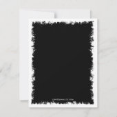 Boom van Life Bar Mitzvah Reply Card Black RSVP Kaartje (Achterkant)