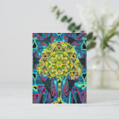 Boom van Life Mandala van Amelia Carrie Briefkaart (Staand voorkant)