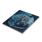 Boom van Life Midnight Sky Tegeltje (Zijkant)