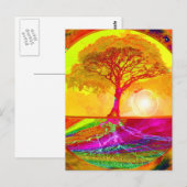 Boom van Life Sunrise Briefkaart (Voorkant / Achterkant)