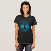 Boom van Life Yggdrasil Viking Celtic T-shirt (Voorkant volledig)