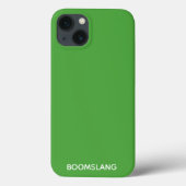Boomarang nom couleur verte Coque-Mate coque iphon (Verso)