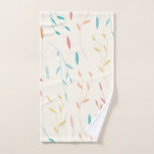 boombladeren bad handdoek (Handdoek)