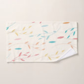 boombladeren bad handdoek (Handdoek)