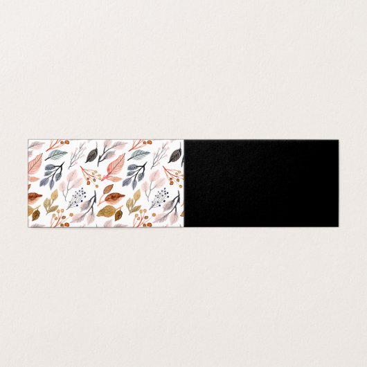 boombladeren kaart (Buitenkant ongevouwen)