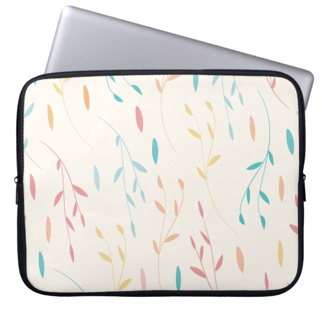 boombladeren laptop sleeve (Voorkant)