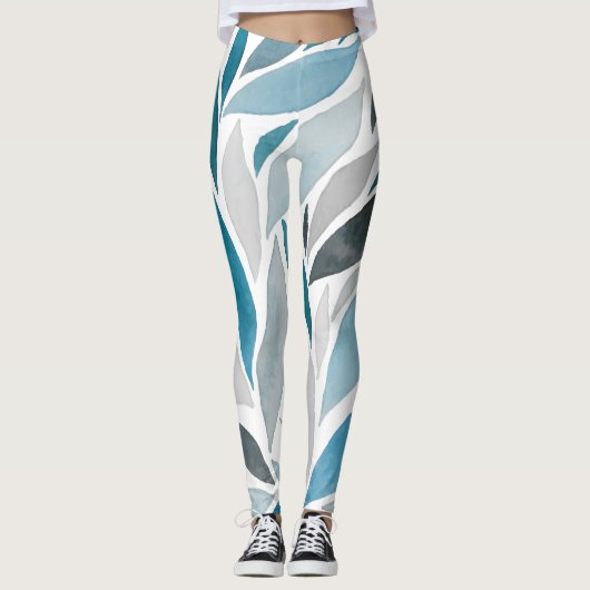 boombladeren leggings (Voorkant)