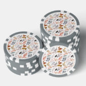 boombladeren poker chips (Opstapeling)