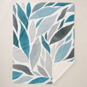 boombladeren sherpa deken (Voorkant)