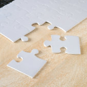 Boomboomstammen in sneeuw legpuzzel (Zijkant)