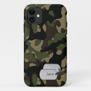 Boombossen en militaire vuilnisbak iPhone 11 hoesje