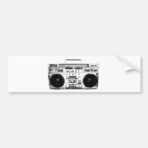 Boombox 1980 bumpersticker