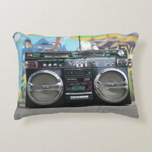 Boombox 1980-stereo Cassette 80 Accent Kussen