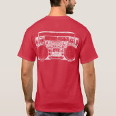 Boombox 1986 t-shirt (Achterkant)