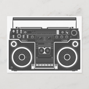 Boombox 80 briefkaart