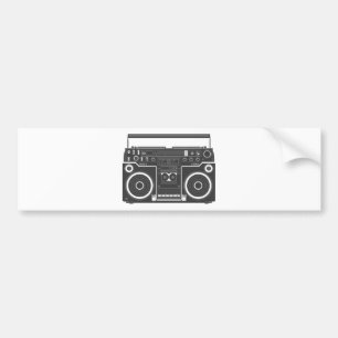 Boombox 80 bumpersticker