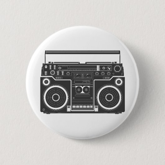 Boombox 80 ronde button 5,7 cm (Voorkant)