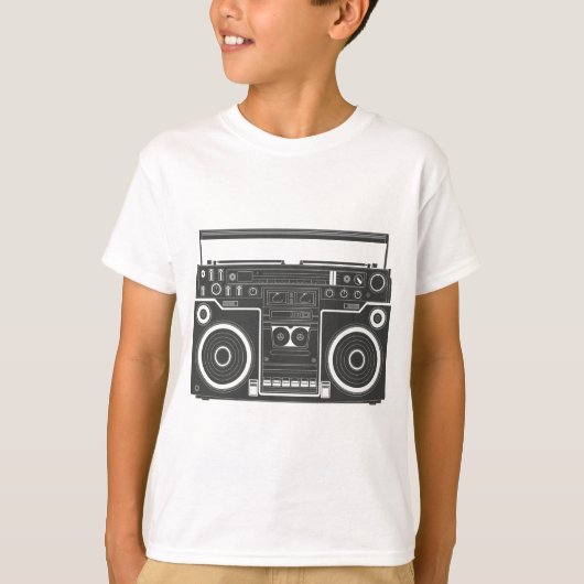 Boombox 80 t-shirt (Voorkant)