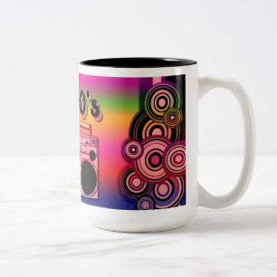 Boombox 80's Retro Coffee Mug 2