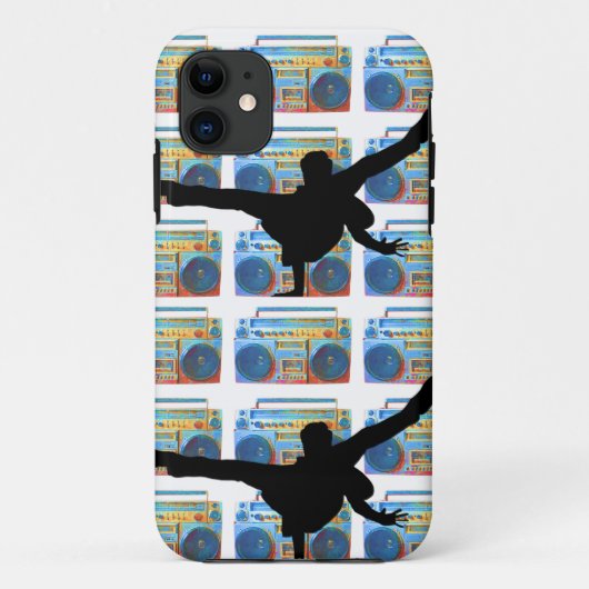 Boombox B-Boy Case-Mate iPhone Case (Achterkant)