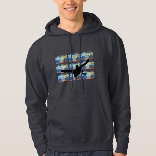 Boombox B-Boy Hoodie (Voorkant)