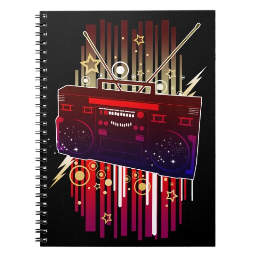 Boombox Blast Notitieboek (Voorkant)