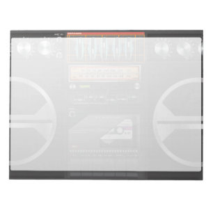 Boombox Ghetto Blaster Notitieblok