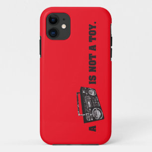 Boombox is geen Speelgoed iPhone 11 Hoesje