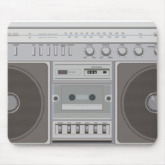 Boombox Muismat (Voorkant)