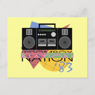 Boombox Nation 83 Briefkaart