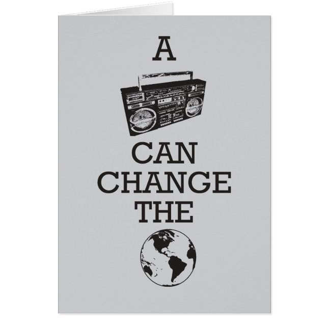 Boombox peut changer le monde (Devant)