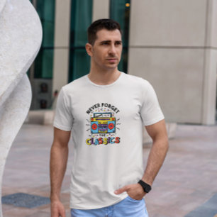 Boombox Retro Colorful T-shirt