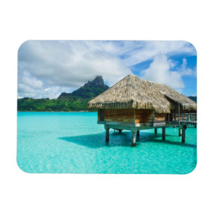 Boombungalow, Bora Bora rechthoekige magneet