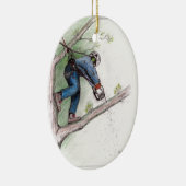 Boomchirurg Arborist Lumberjack Keramisch Ornament (Rechts)