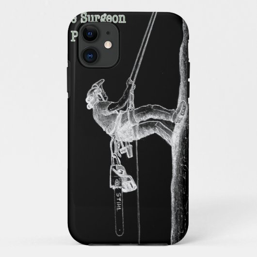 Boomchirurg Arborist op het werk cadeau Chainzaag Case-Mate iPhone Case (Achterkant)