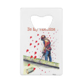 Boomchirurg Arborist Valentijn Card Kredietkaart Flessenopener (Achterkant)