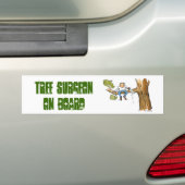 boomchirurg bumpersticker (Op auto)