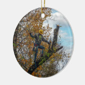 Boomchirurg Keramisch Ornament (Links)