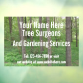 Boomchirurgen / Tuindiensten Raamsticker (Vel 3)