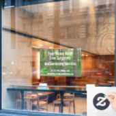 Boomchirurgen / Tuindiensten Raamsticker (Cafe Raam)