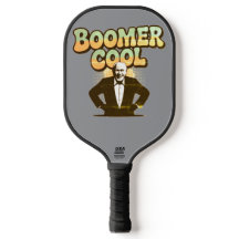Boomer Cool Pickleball Paddle - Grappige Retro Spo