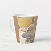 Boomer Red Heeler Latte Mok (Linkerhoek)