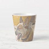 Boomer Red Heeler Latte Mok (Voorkant)