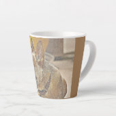 Boomer Red Heeler Latte Mug (Angle droit)