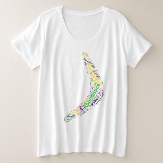 Boomerang Abondance, Paix, Joie (Design devant)