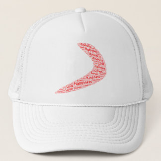 Boomerang Bonheur, gentillesse, casquette d'amour
