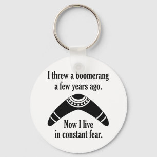 Boomerang Constant Fear Sleutelhanger