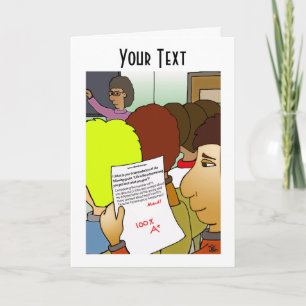 Boomerang Folded Wenskaart Kaart