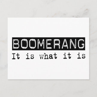 Boomerang Het is Briefkaart